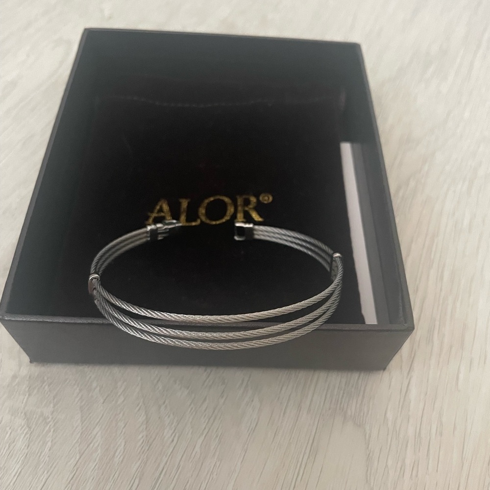 ALOR 3 Cable Silver Bracelet for Women